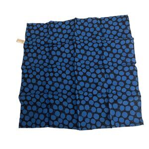 Carrot Gibbs Men's Pocket Square Handkerchief  Blue Printed 13"